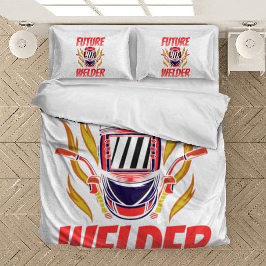 Welder Welding Vintage Future Bedding Sets