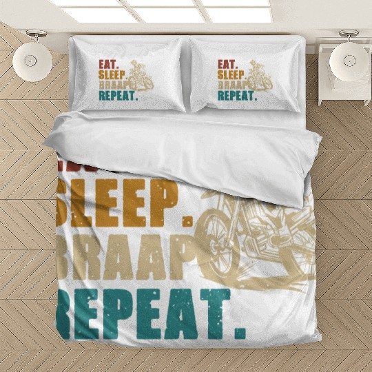 Motorcycle Sleep Braaap Bedding Sets