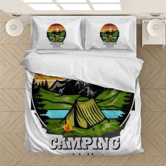 Camping Clun, Tent, Camping Wilderness Bedding Sets