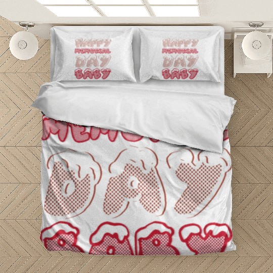 Happy Memorial Day Baby Bedding Sets