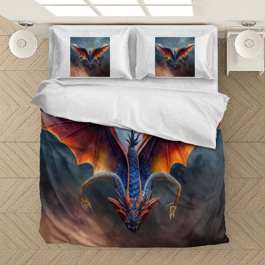 Mike Anton flying sorcerer dragon avatar Bedding Sets