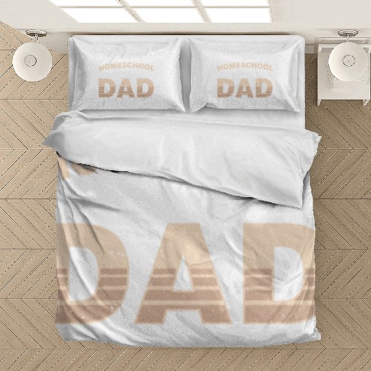 Homeschool Dad Father Homeschooling Daddy Bedding Sets
