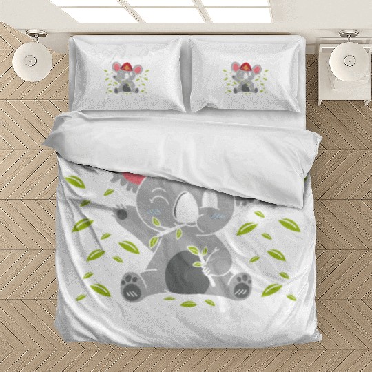 Koala Firefighter Rescue Team Night Shift Fire Bedding Sets