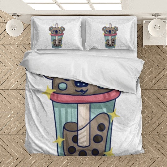 KPOP Koala Korean Pop Bubble Tea Gift Children Bedding Sets