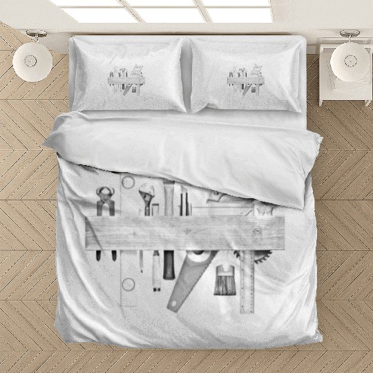 Halal Cash Flow - Carpenter White Bedding Sets