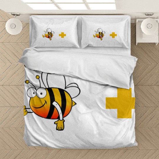 Bee Positive Bee Lover Meme Bedding Sets