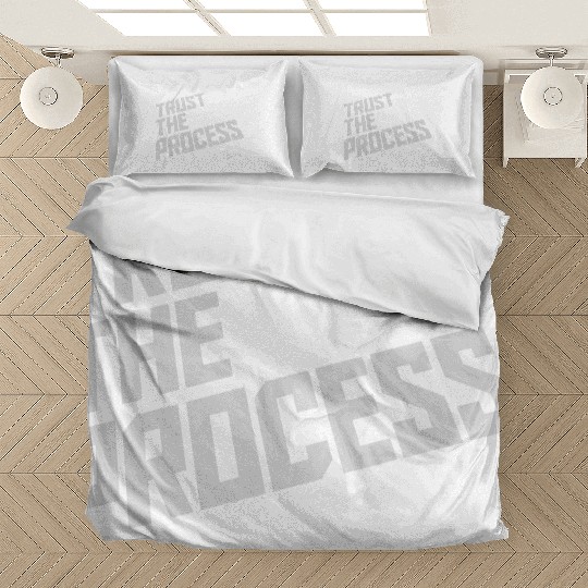 trust the process quote Bedding Sets