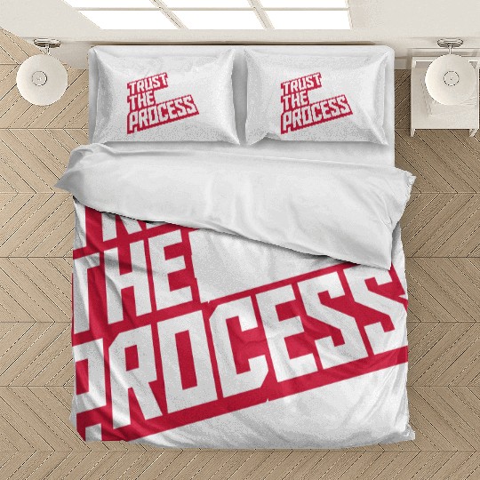 trust the process quote Bedding Sets