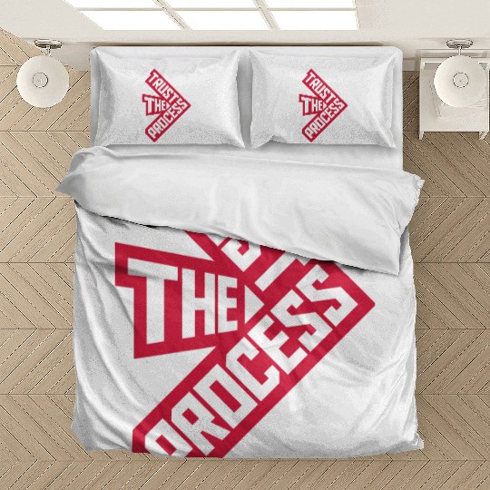 trust the process quote Bedding Sets