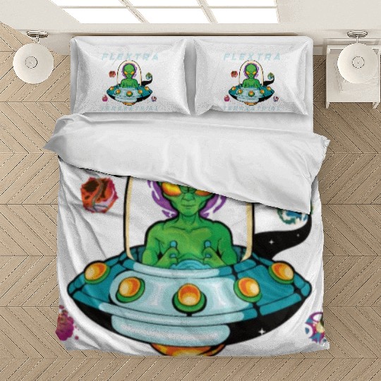 Alien Extraterrestrial Area 51 UFO Space Geek Gift Bedding Sets