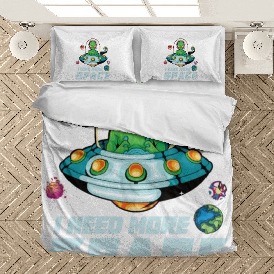Alien Extraterrestrial Area 51 UFO Space Geek Gift Bedding Sets