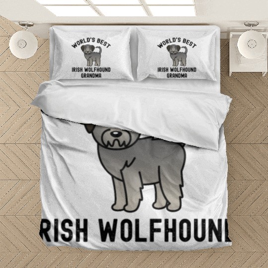 World's Best Irish Wolfhound Grandma Bedding Sets