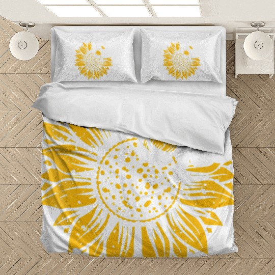 Womens Bumblebee Sunflower Springtime Save The Bee Bedding Sets
