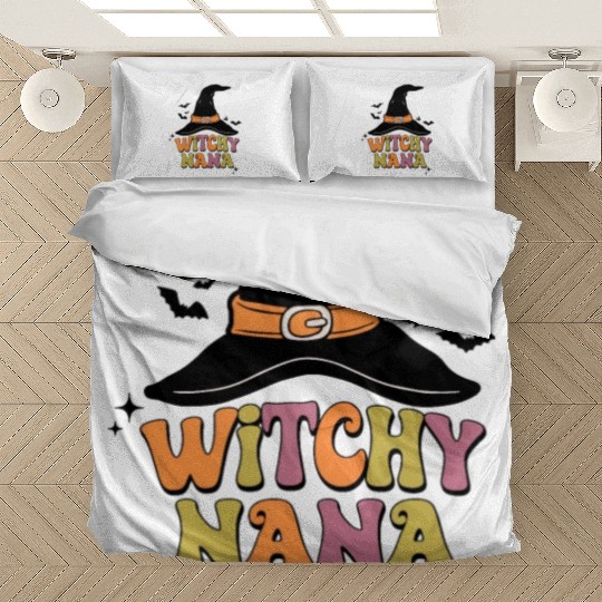 Witchy Mama Halloween Grandma Bedding Sets