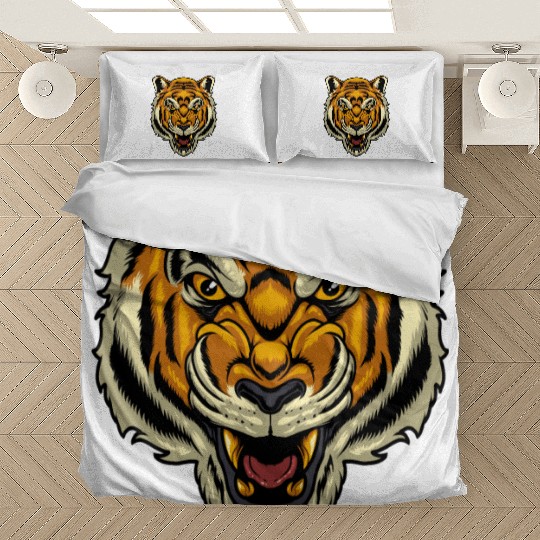 Tiger Head Bedding Sets