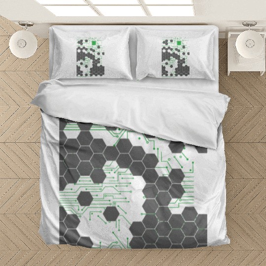 Computer Science Circuit Board Bedding Sets