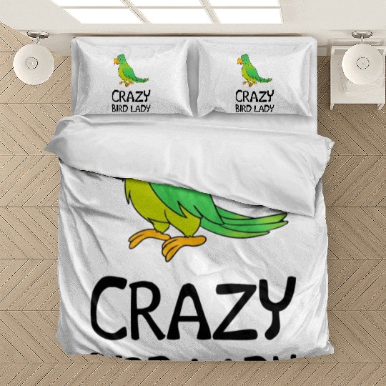 Crazy Bird Lady Bedding Sets