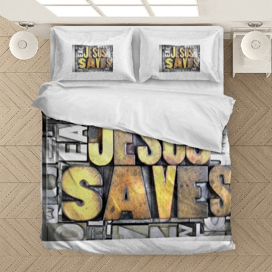 jesus saves Bedding Sets