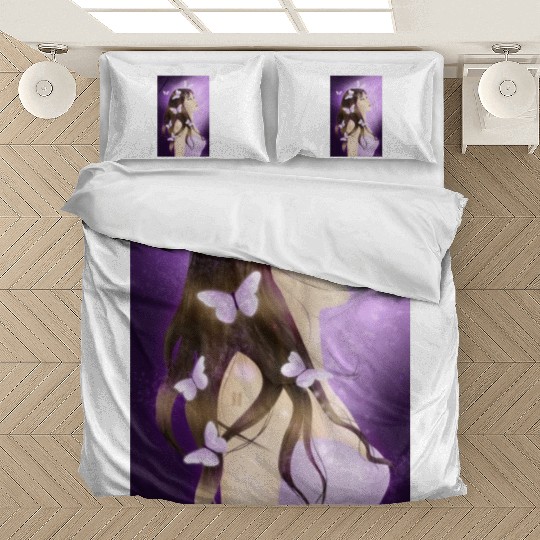 BTS Butterfly Fan Girl Bedding Sets