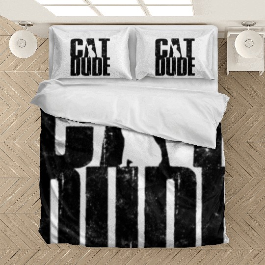 Cat Dude - cat owner Bedding Sets