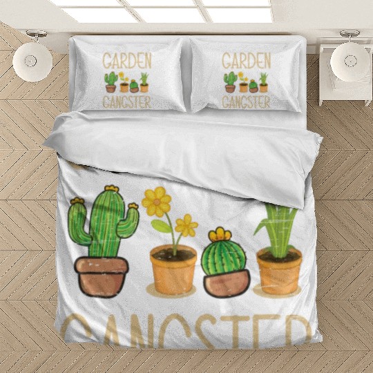 Garden Gangster Flowers Plant Gardener Bedding Sets