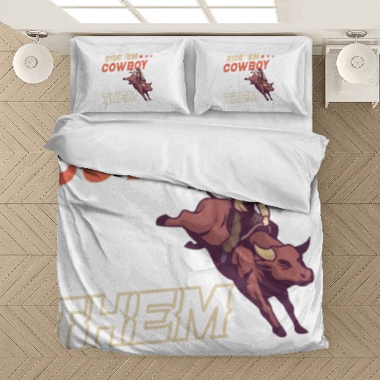Rodeo Bull Riding Livestock Show Farmer Cattle Bedding Sets