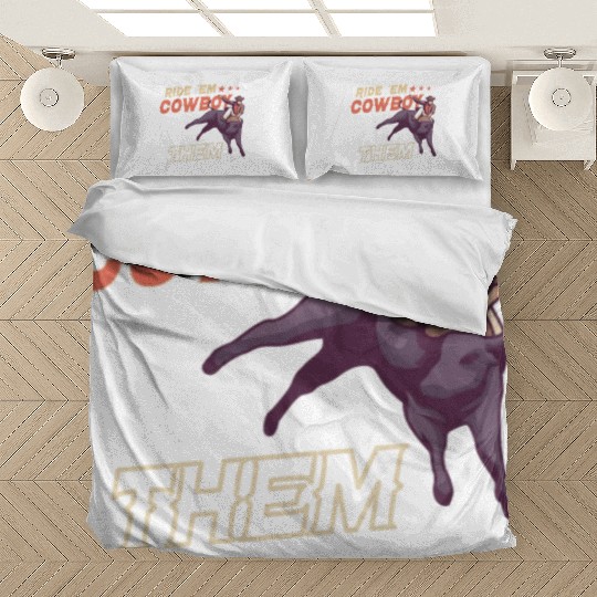 Rodeo Bull Riding Livestock Show Farmer Cattle Bedding Sets