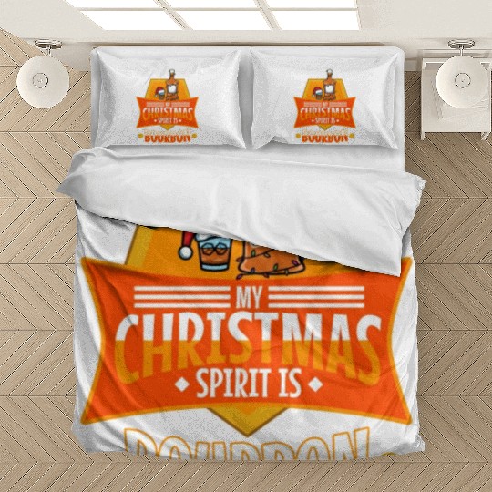 My christmas spirit is bourbon Bedding Sets