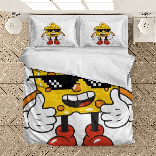 thug life cheese Bedding Sets