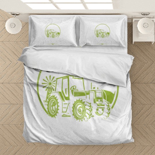 Farming Farmer Tractor Vintage I Bedding Sets