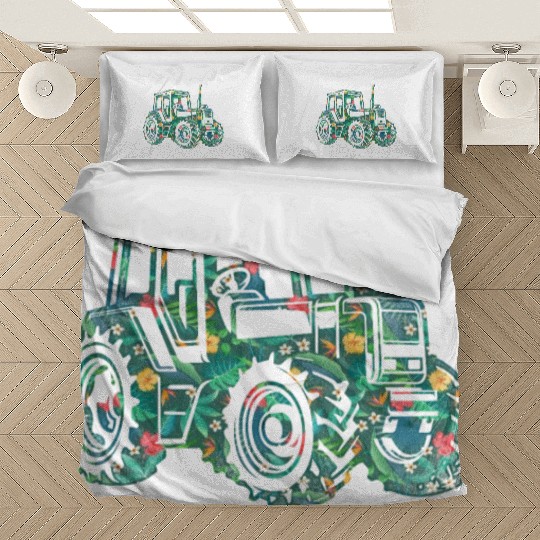 Farming Farmer Flower Floral Bedding Sets