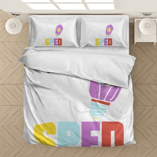 Team Sped Special Education Teacher Awareness Bedding Sets