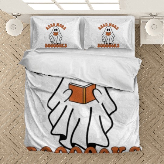 Cute Booooks Ghost Read More Books Funny Teacher Bedding Sets