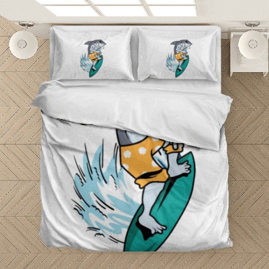 Surfing Shark Wind Surfer Gift Bedding Sets