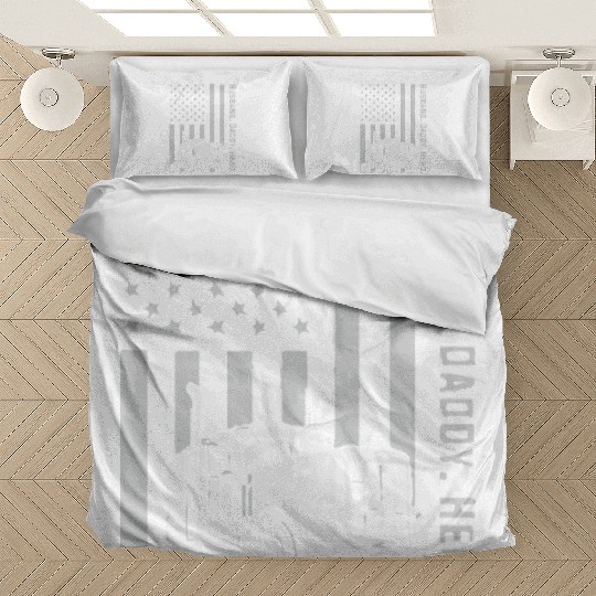 Patriotic Trucker Dad Truck Driver Bedding Sets