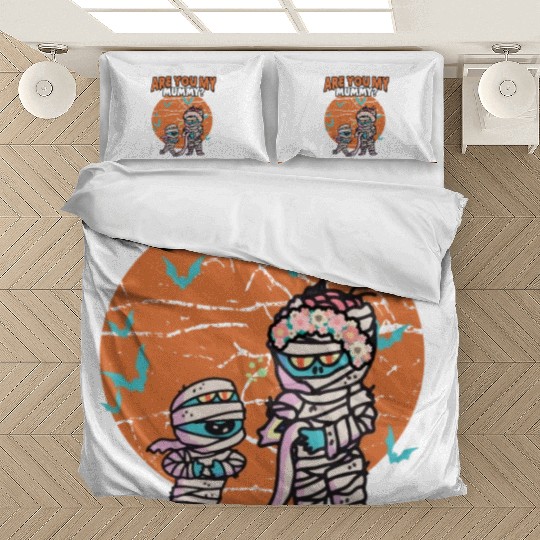 Are You My Mummy Spooky Halloween Pun For Momster Bedding Sets