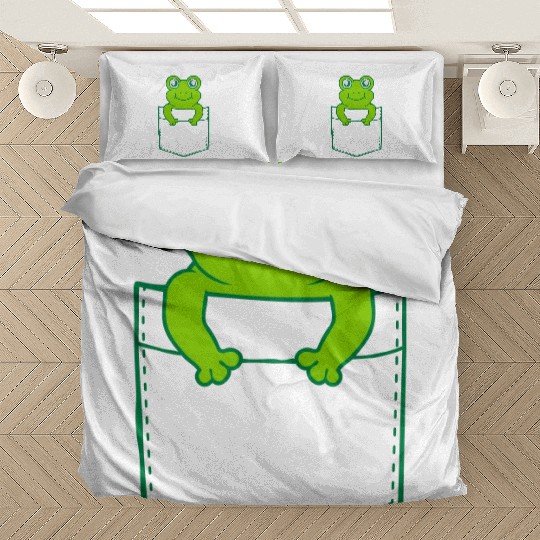 Bedding Sets pocket small cute frog