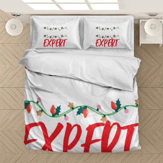 Funny Christmas Light Exterior Illumination Expert Bedding Sets