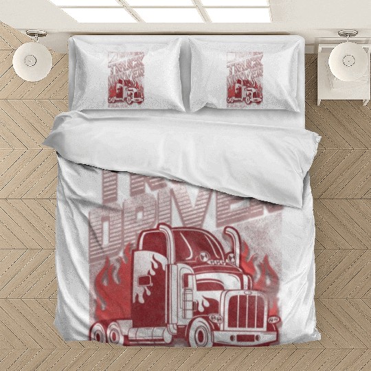 Truck Driver, Truck driving Bedding Sets