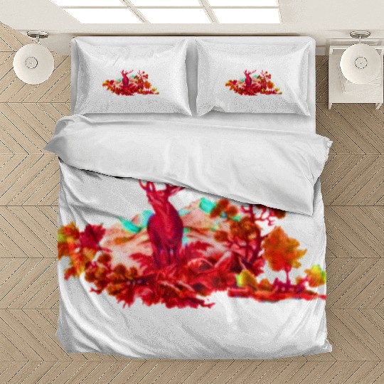 Deer Swamp Illustrate Bedding Sets