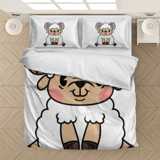 Cute Sheep Farmer Gift Bedding Sets