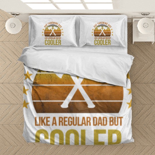 Funny Axe Throwing Dad Cool Fathers Day Gift Bedding Sets