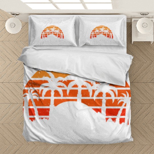 Robotic Lawnmower Heartbeat Retro Bedding Sets