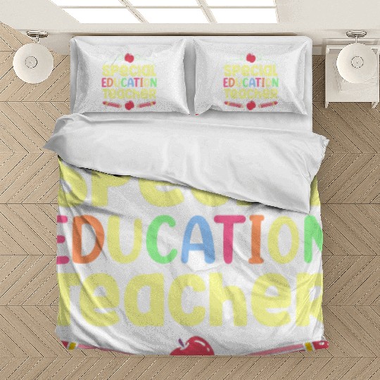 Special Education Teacher Cute Sped Awareness Bedding Sets