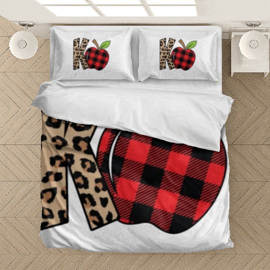 K Is For Kindergarten Cheetah Back To School Bedding Sets