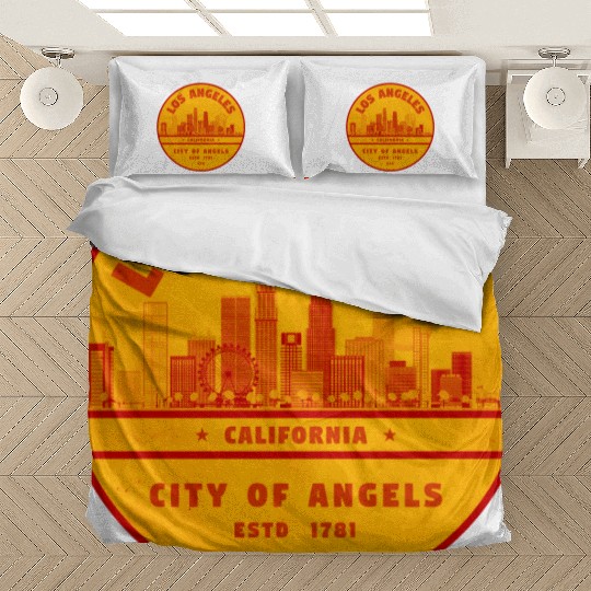 Los Angeles Skyline Bedding Sets