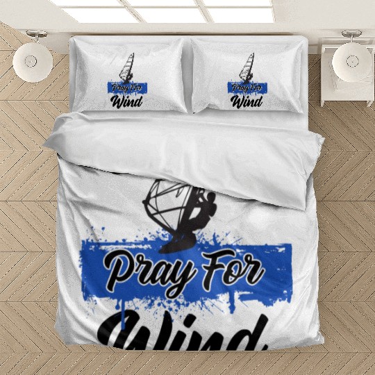 Windsurfer Windsurfing Pray For Wind Bedding Sets
