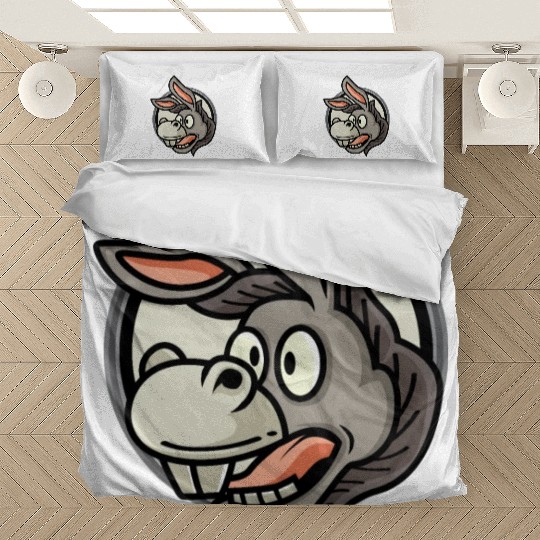 Funny Donkey Farmer Gift Bedding Sets