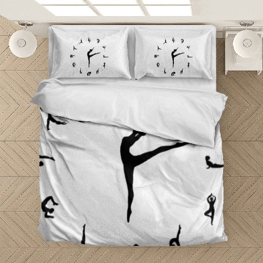 Yoga Clock Bedding Sets