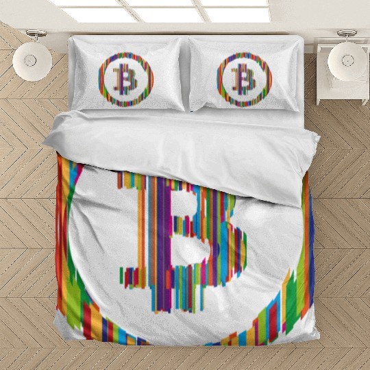 Bitcoin colors Bedding Sets